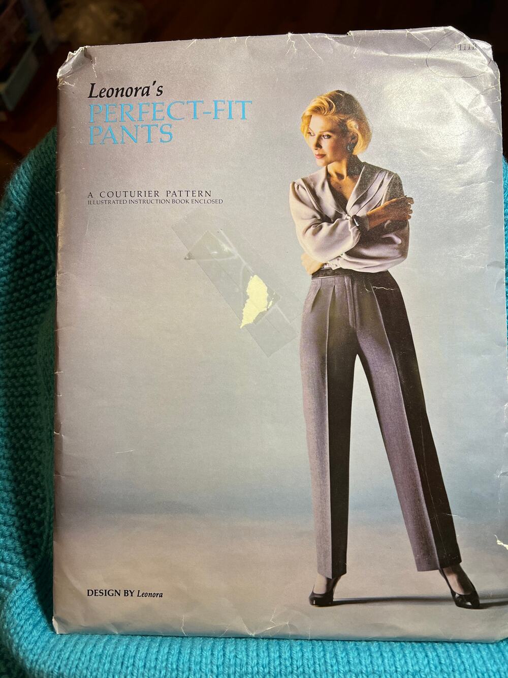 Leonora's perfect-fit  pants pattern size hip 35